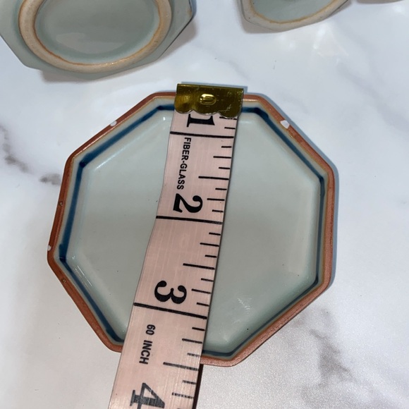 Vintage Chinese Asian Small Teapot And Salt& Pepper Set Red Flowers Roae Floral - Picture 13 of 17